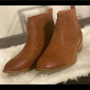Cognac-colored Ankle Boots from Target